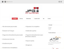 Tablet Screenshot of jfgaudreau.com